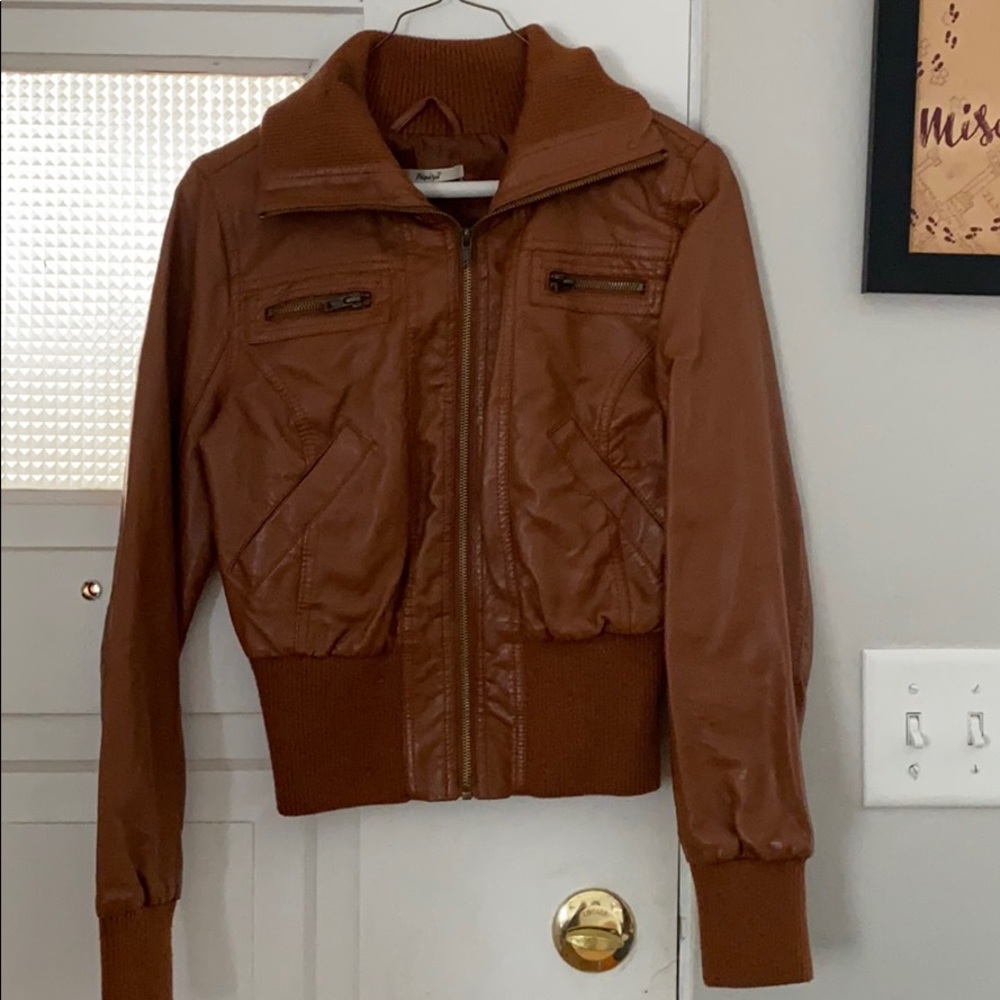 Brown leather Jacket